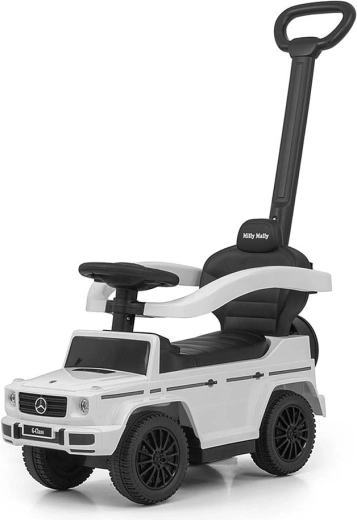 Correpasillos con barra de empuje MERCEDES G‑Class G350d, blanco