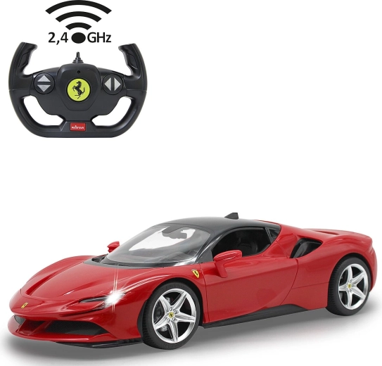 Coche RC Ferrari SF90 Stradale de Jamara 1:14 rojo - 1 unidad