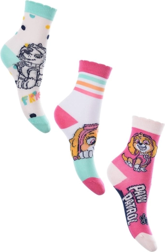 Juego de 3 pares de calcetines Patrulla Canina