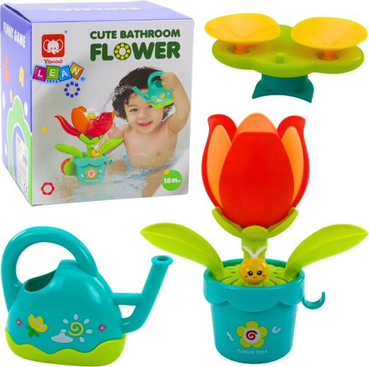 Juguete interactivo para el baño Flor con regadera