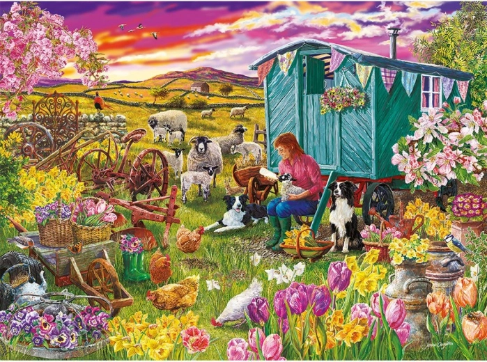 Puzzle Delicia pastoral de 1000 piezas