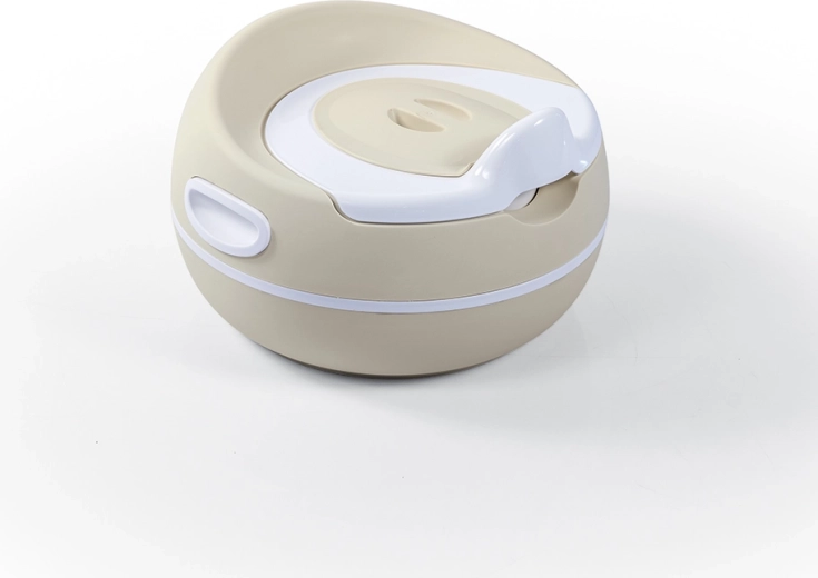 Orinal infantil Premium – orinal de entrenamiento beige con tapa e inserto extraíble