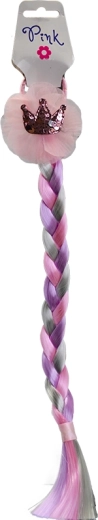 Goma para el pelo con trenza