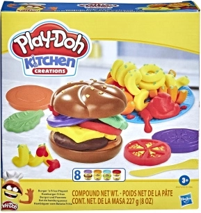 Play-Doh Cocina Hamburguesa y Patatas Fritas