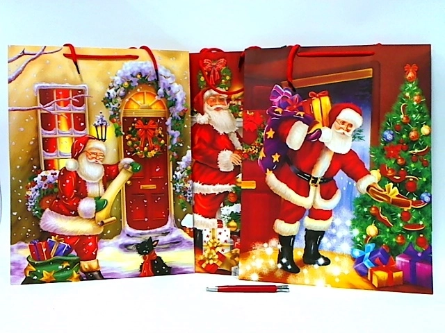Bolsa de regalo navideña KR 220 tamaño L - 1 unidad