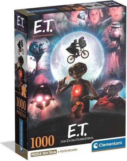 Puzzle CLEMENTONI películas de culto: E.T. el Extraterrestre 1000 piezas