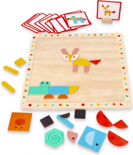 Tarjetas educativas y formas magnéticas