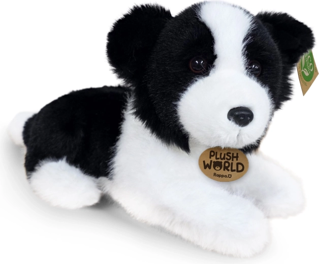 Perro de peluche border collie de 22 cm con relleno ecológico Plush World