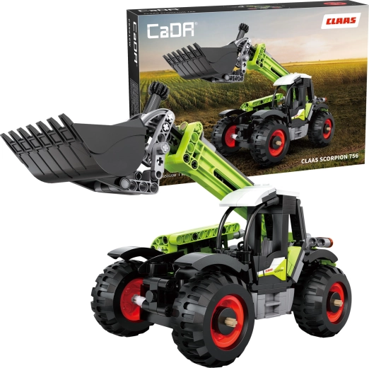 CaDA cargadora telescópica Claas Scorpion 756 – set de construcción de 401 piezas
