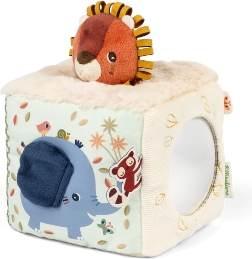 Cubo de actividades sonoro Lilliputiens león Jack