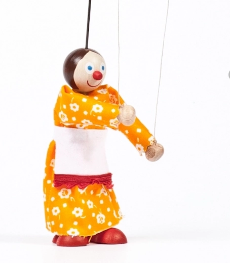 Gerlich marioneta de madera mamá Boženka