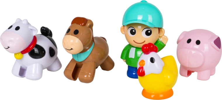 Animales y granjero para el juego de roles