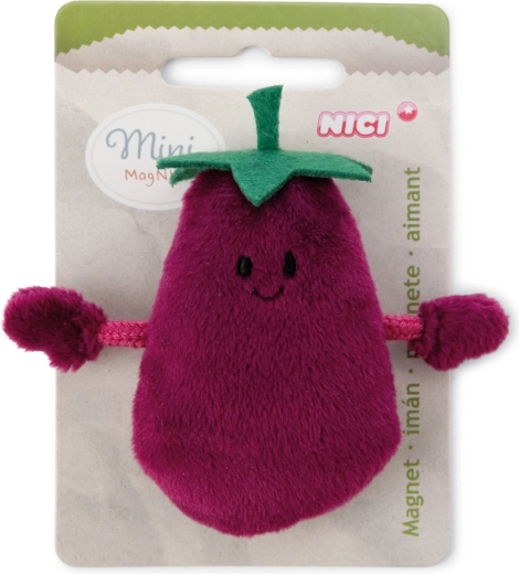 Mini imán berenjena NICI GREEN 7 cm