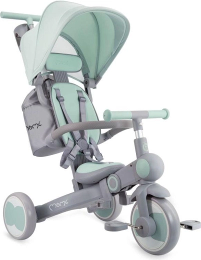 Triciclo 4 en 1 MoMi Solivia verde