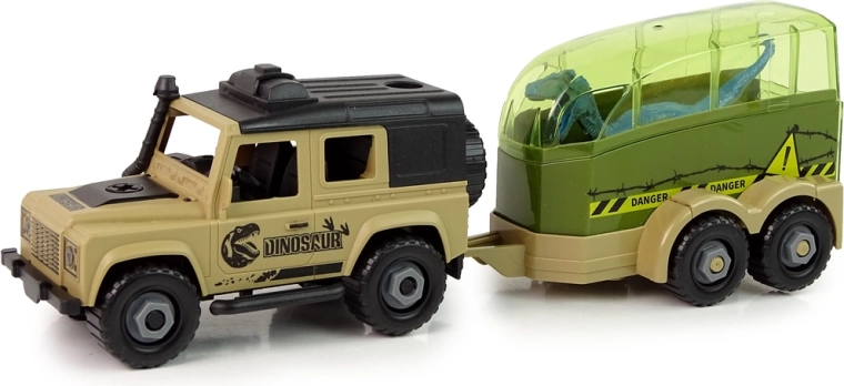 Remolque para el “transporte” del dinosaurio
