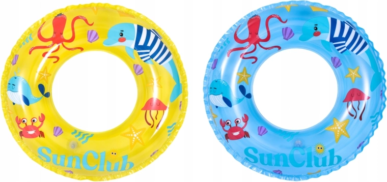 Alegres motivos marinos en dos colores