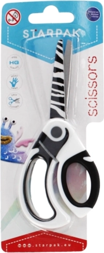 Tijeras infantiles cebra 13,5 cm