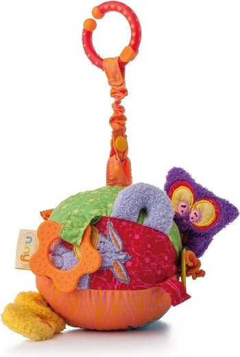 Pelota de peluche Niny con actividades para bebés