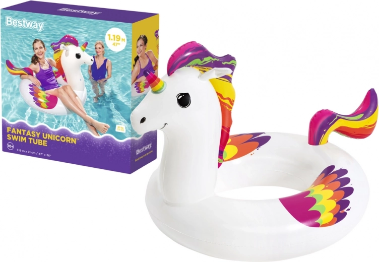 Bestway flotador hinchable unicornio 119 cm