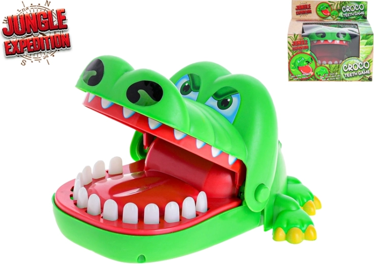 Juego del cocodrilo mordedor Jungle Expedition 16 cm