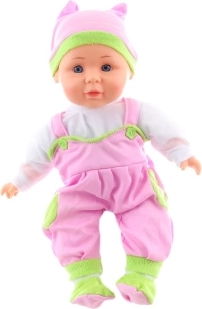 Muñeca bebé parlante 30 cm – ropa rosa