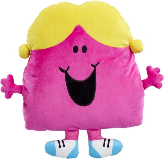 Cojín de felpa LITTLE MISS CHATTERBOX – gran amigo blandito para abrazar