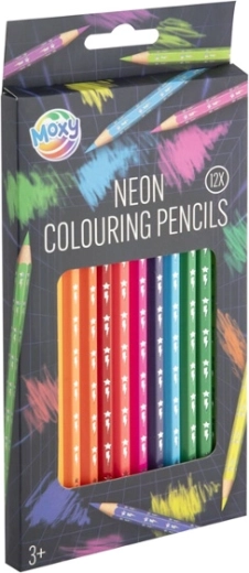 Lápices de colores neón – set de 12 colores