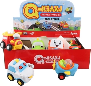 Vehículos infantiles de fricción – set de 8 uds.