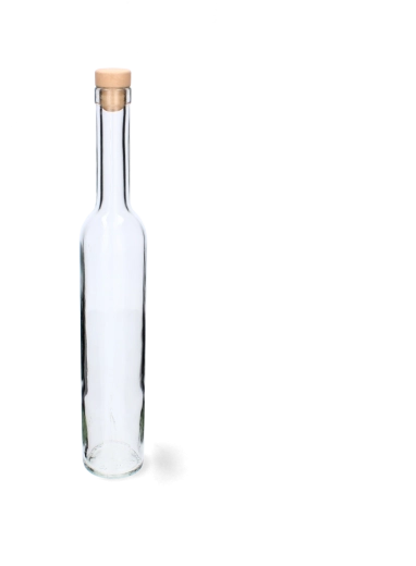 Botella de vidrio Belissimo 500 ml con corcho
