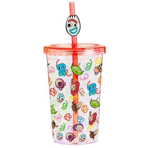 Taza infantil Toy Story con pajita
