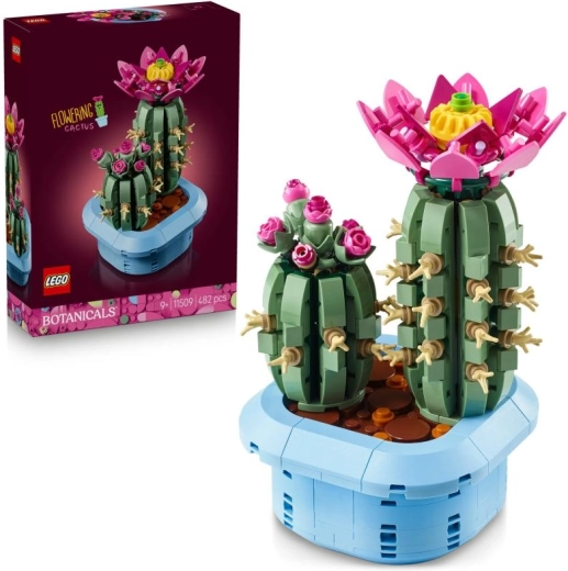 Cactus en flor LEGO Botanicals, set de construcción decorativo