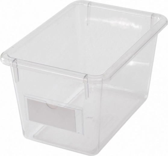 Cajas de almacenamiento acrílicas Masterkidz para accesorios de paneles STEM – set de 6 unidades