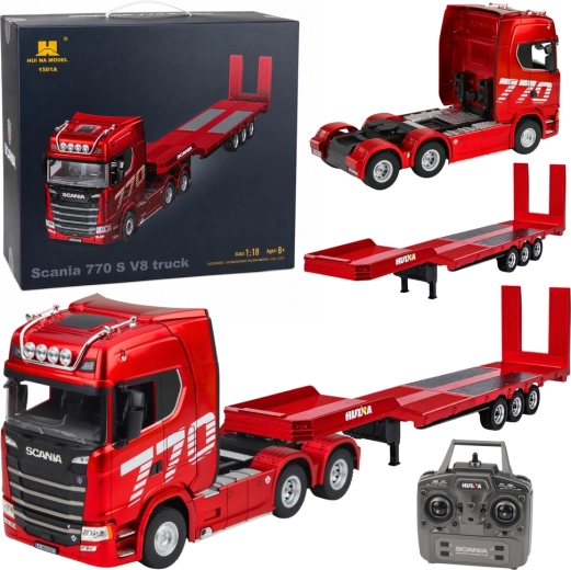 Camión RC Scania 770S con remolque Huina 1:18 - 1 pieza