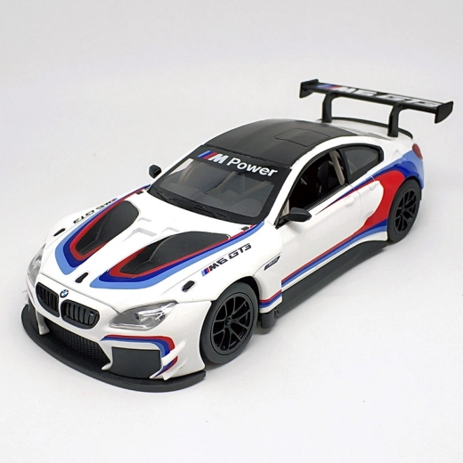 Modelo metálico de coche BMW M6 GT3 1:24