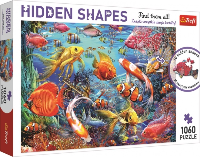 Puzzle Hidden Shapes: Vida submarina
