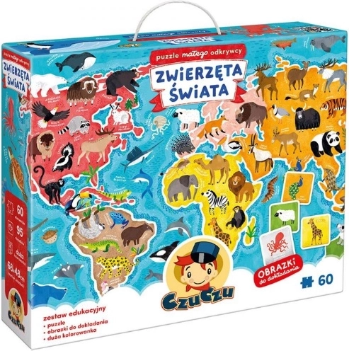 CzuCzu puzzle del pequeño explorador: animales del mundo