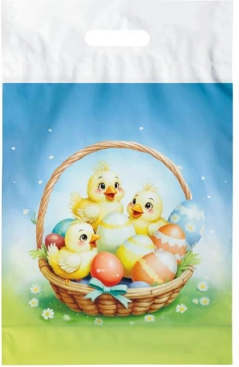 Bolsa de plástico de Pascua L 30 × 46 cm