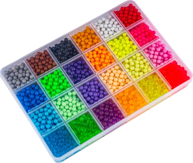 Práctico organizador con cuentas en 24 colores