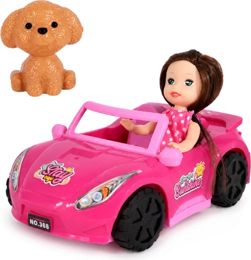 Muñeca y perrito para el juego de roles
