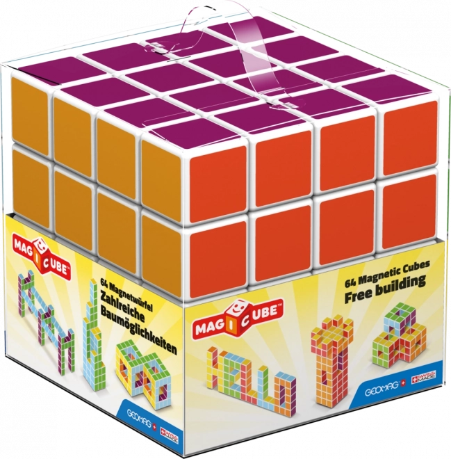 Cubos magnéticos Geomag Magicube Free Building 64 uds