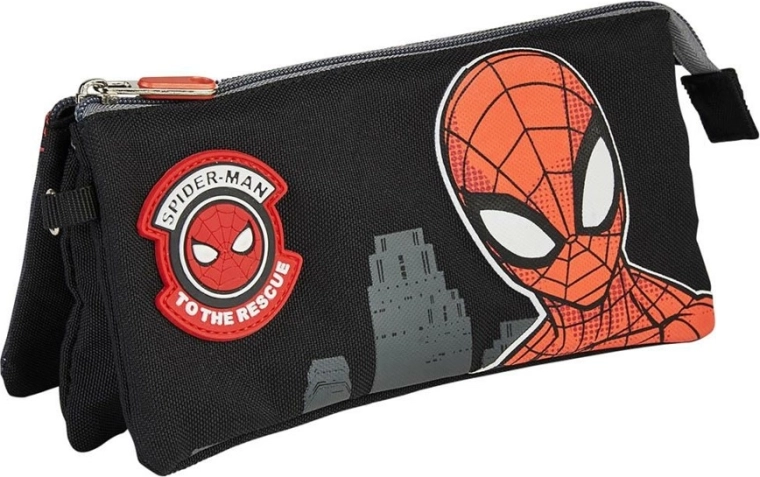 Estuche con cremallera con motivo de Spiderman