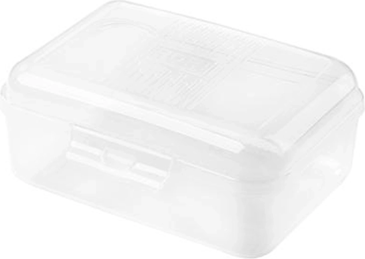 Caja de almuerzo de plástico 29,5 × 18,5 × 8,6 cm