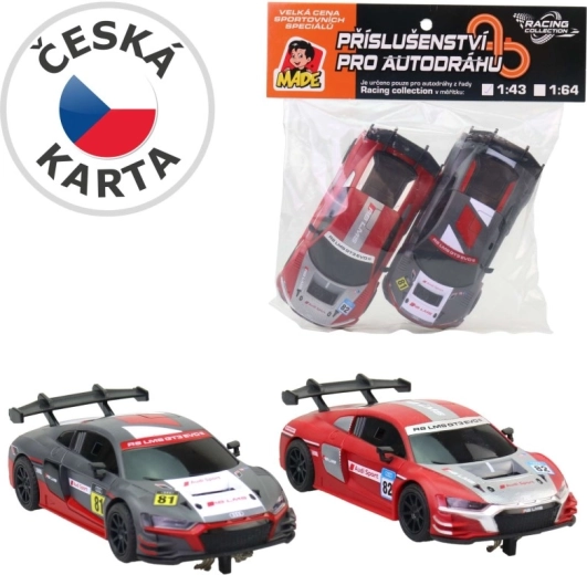 Coches de repuesto para pista de carreras AUDI – 2 uds