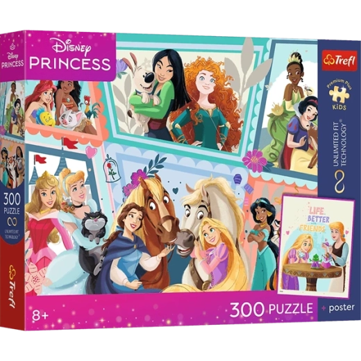 300 piezas con motivo de las princesas Disney