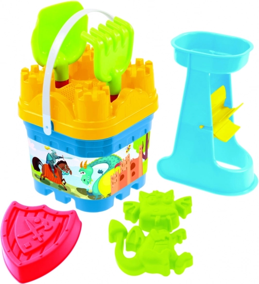 Set de arena con castillo y molino de agua