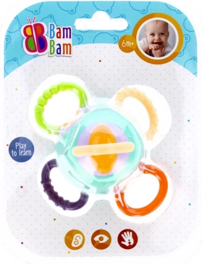 Pelota educativa con sonajero Bam Bam