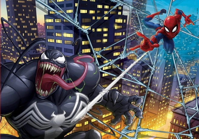 Puzzle Spiderman y Venom de 200 piezas