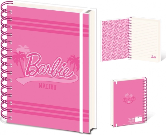 Bloc de anillas A5 BARBIE (Malibu) – con líneas