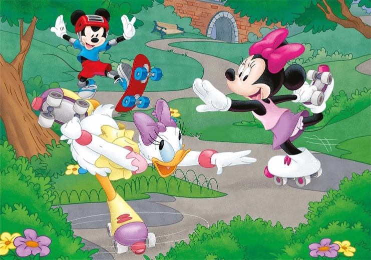 Puzle Minnie hace deporte 100 piezas XL