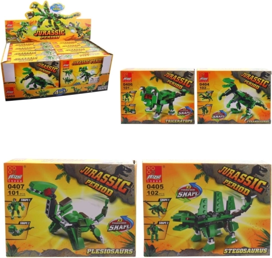 Set de construcción con dinosaurios - 1 unidad